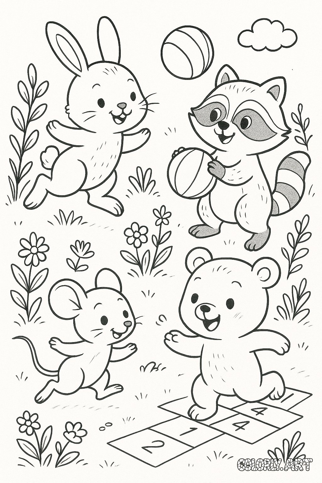 Playful Animal Critters
